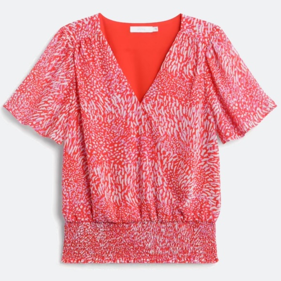 Lush Style Finds Tops - NEW LUSH Anastasia Smocked Blouse Top Shirt